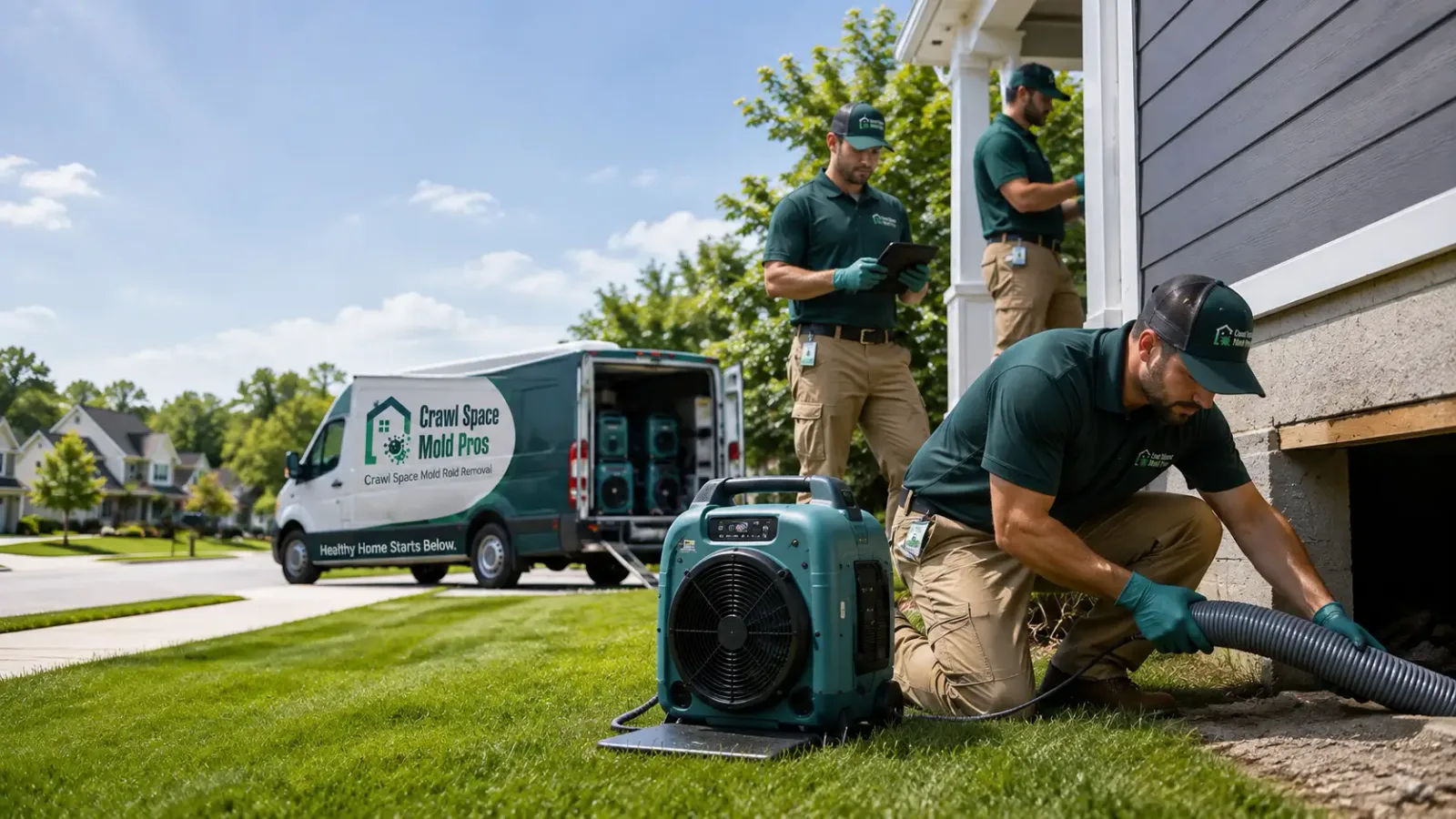 Crawl Space Mold Removal in Encino, CA